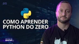 Thumbnail video sobre aprendendo sobre Python